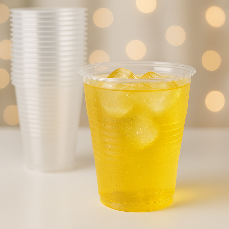 Metro Source 9 oz Clear Plastic Cups 960 Count Bulk | Durable Disposable PP Cups gallery