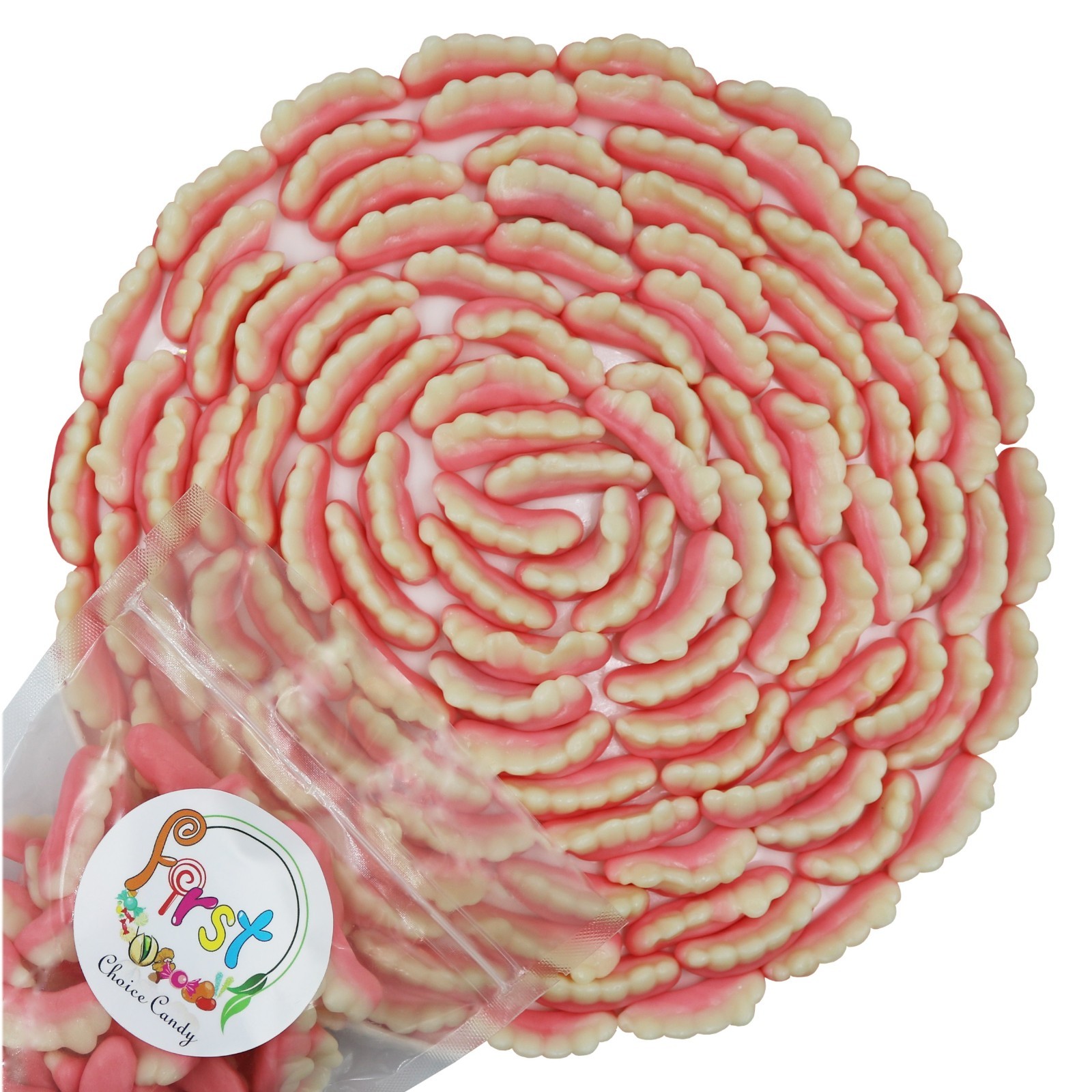 FirstChoiceCandy Gummy Teeth - Funny Shape gummy for Halloween gallery