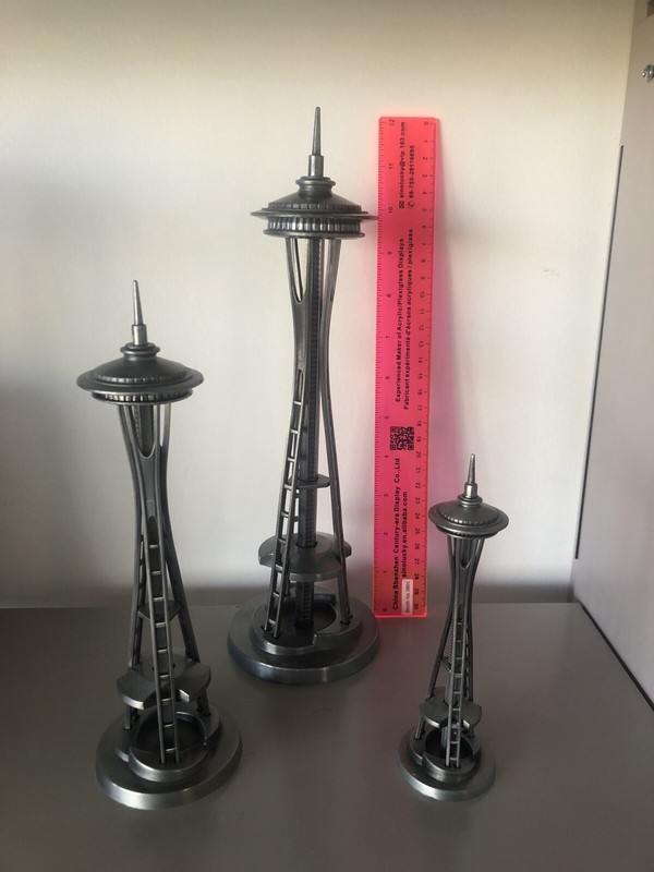 Exclusive Seattle Space Needle 6”, 9”, or 12” Zinc Statue - Officially Licensed gallery