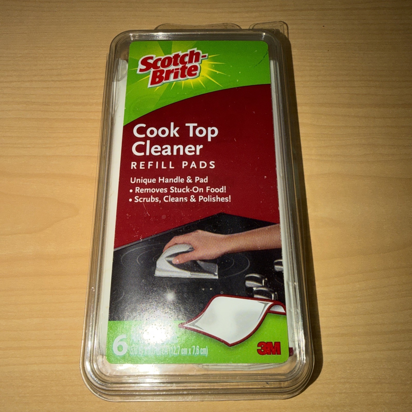 Scotch-Brite 3M Cook Top Cleaner Refill Pads 6-Pack Pre-Moistened Pads gallery