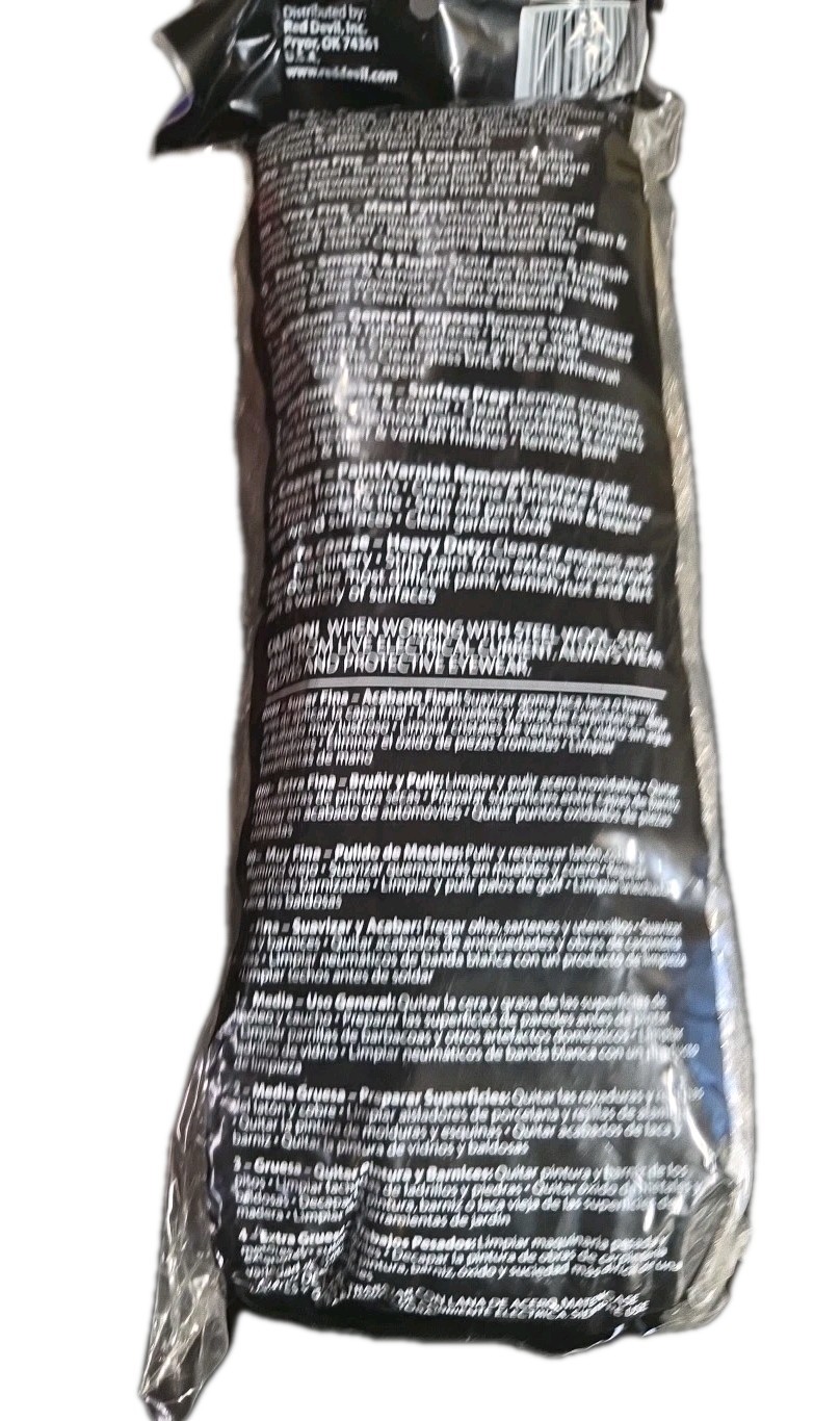 Red Devil - 4 Grade Steel Wool: Extra Coarse Pack of 16 gallery