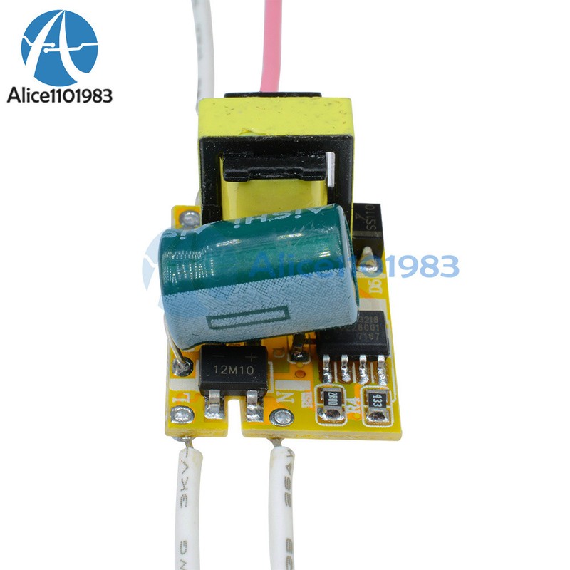 Non-waterproof LED Chip Driver Power Supply Driver Transformer AC 85-265V 3W gallery