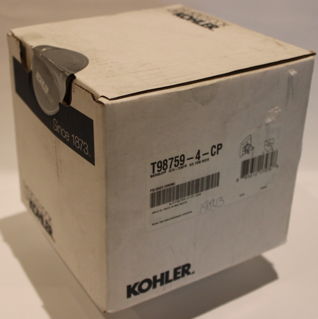 Kohler K-T98759-4-CP - Margaux Rite-Temp Trim w/ P.B. Diverter - Polished Chrome gallery