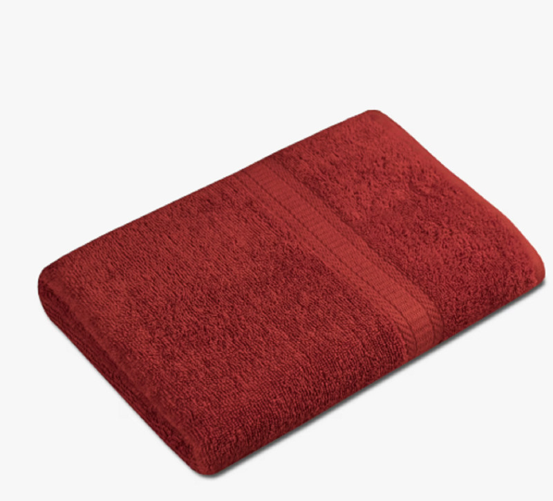 Mainstays Basic Bath Towel,Soft 100% Cotton and Highly Absorbent Bath Towel, Red gallery