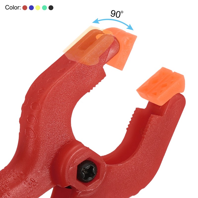 10Pcs 2" Backdrop Spring Clamp Plastic Flexible Anti-slip Strong Clip Multicolor gallery