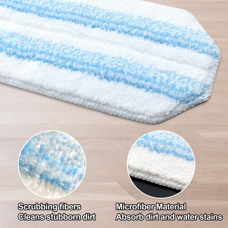 Mop Pads Replacements Compatible with O Cedar H2prO Flat Mop System Microfibe... gallery
