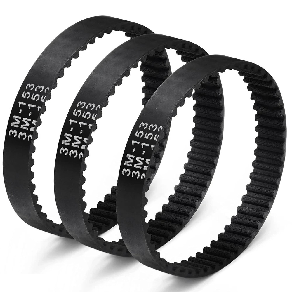 3PCS Soft Front Brush Belt Replacement Part 153-3GT-8 for Shark AZ1002 AZ1000 AX