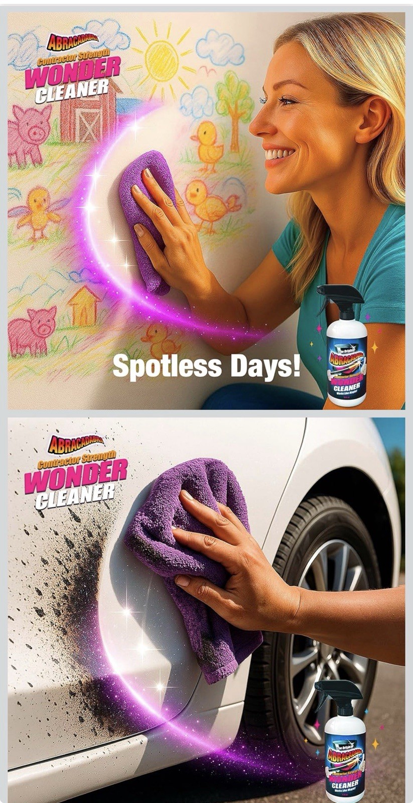 Abracadabra® Wonder Cleaner - As Seen on TV - 16 fl oz - Contractor Strength Sta gallery
