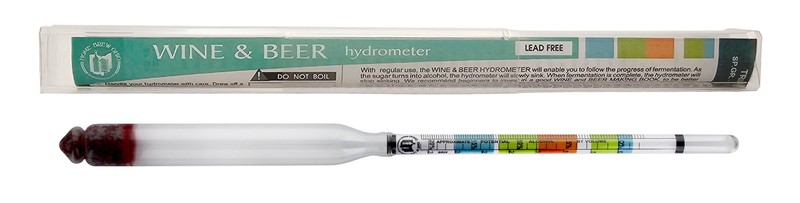 Hydrometer - Triple Scale Hydrometer for Home Brewing - Beer and Wine gallery