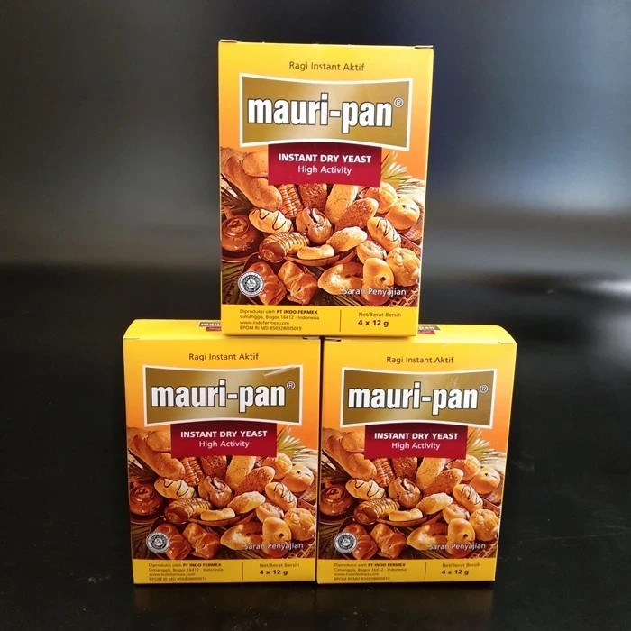 Mauripan Red Instant Dried Yeast For Fresh Baking Bakery Bread Bakers 4 sachets gallery