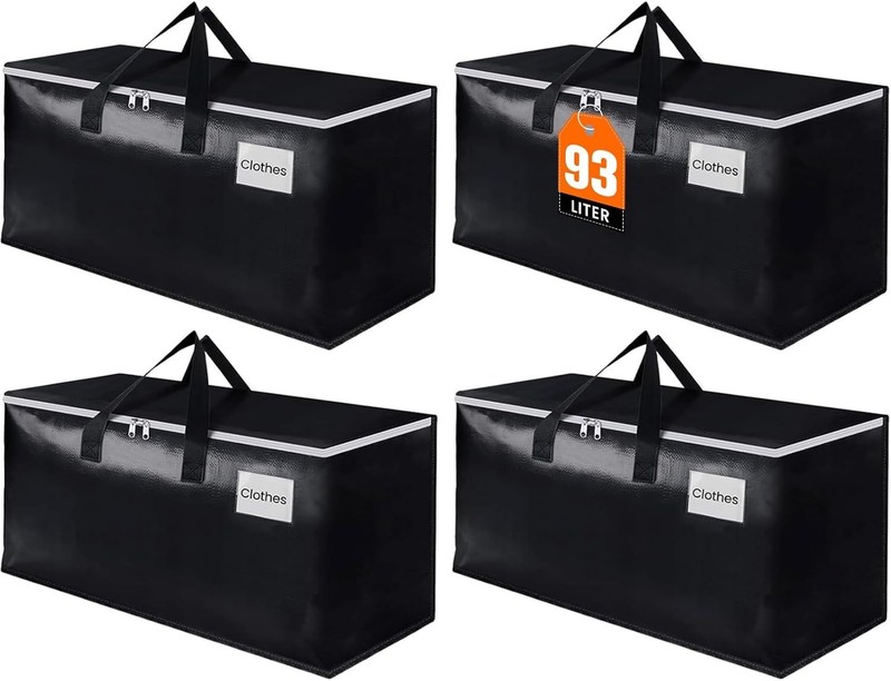 Extra Large Moving Boxes-Moving Bags with Zipper, Carrying Handles and Tag Po... gallery