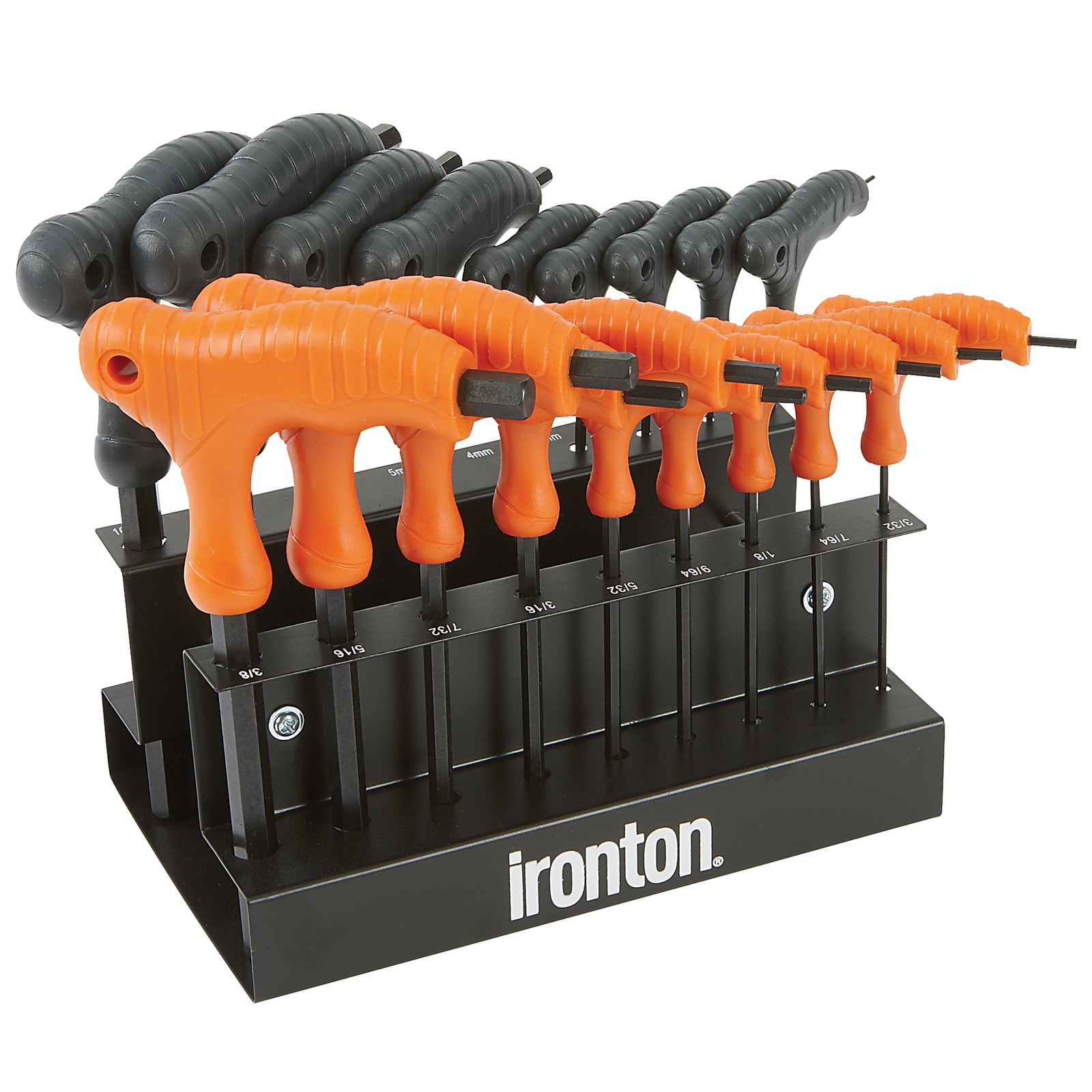 Ironton 18-Pc. T-Handle Hex Key Set, SAE/Metric Sizes gallery