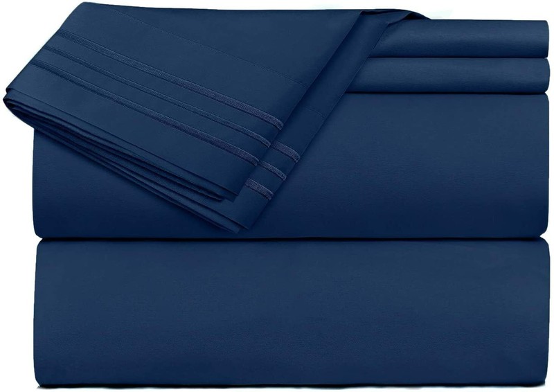 Top Split King Sheet 4 pc set For Sleep Number Bed 1900 Count Deep Pocket gallery
