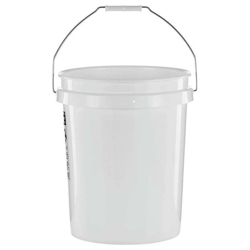 (2 pack) United Solutions 5 Gallon Round Utility Bucket, Comfort Handle, Plastic gallery