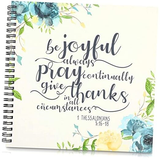 Prayer Journal for Women - Spiral Bound, 60 Sheets/120 Pages, 8.8 x 8.5 In - gallery