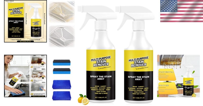 2PCS Alien Multi Purpose Stain Remover, Foam Cleaner Spray, A powerful cleane... gallery