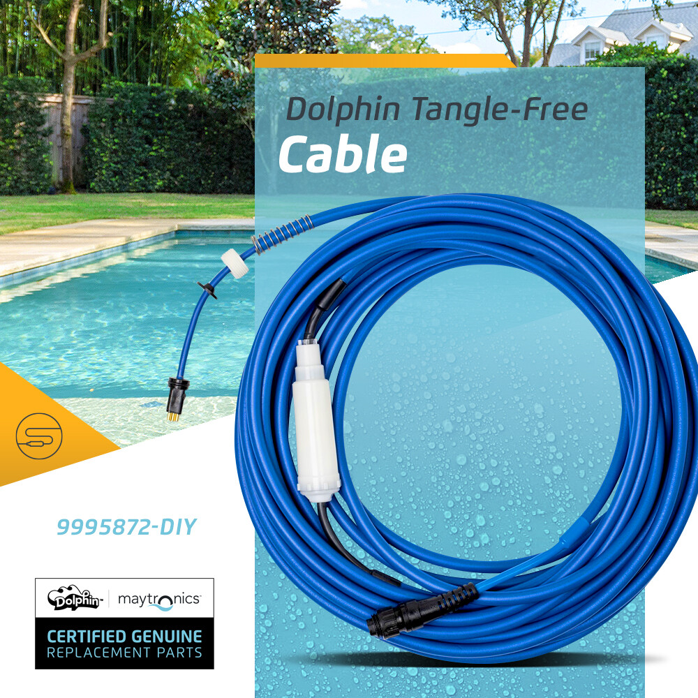 Dolphin Genuine Replacement Part Durable 60 FT Blue Cable w/ Swivel 9995872-DIY gallery