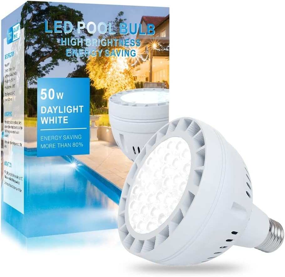 LED Pool Light 120V 65W 6500LM Daylight White Fits Pentair & Hayward gallery