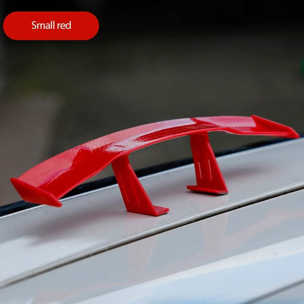 For GT Style Small Rear Trunk Spoiler Wing Car Rear Spoiler Boot Mini Wing Model gallery