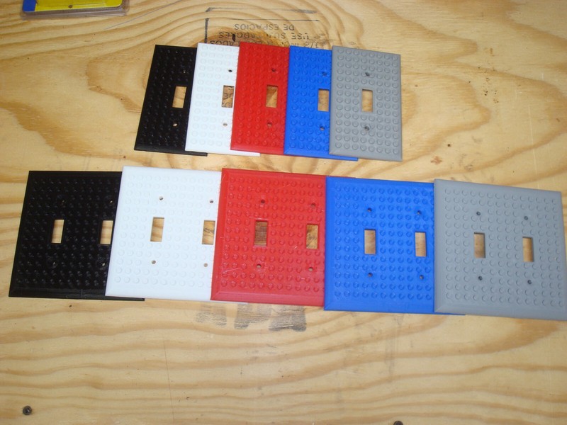 Light Switch Cover,Works COMPATIBLE with LEGO bricks, Wall Plate,toggle & rocker gallery