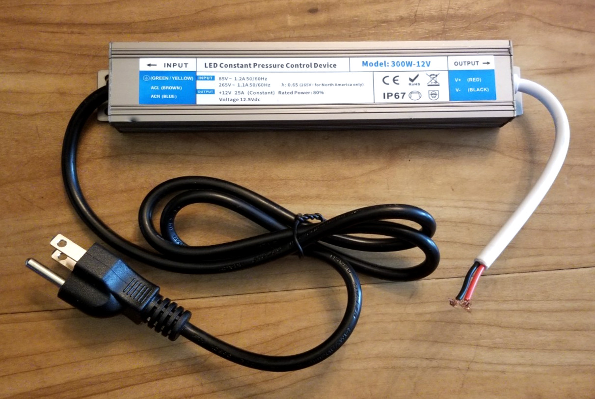 LED Driver 300 Watts Waterproof IP67 Power Supply 85V-265V AC to 12 gallery