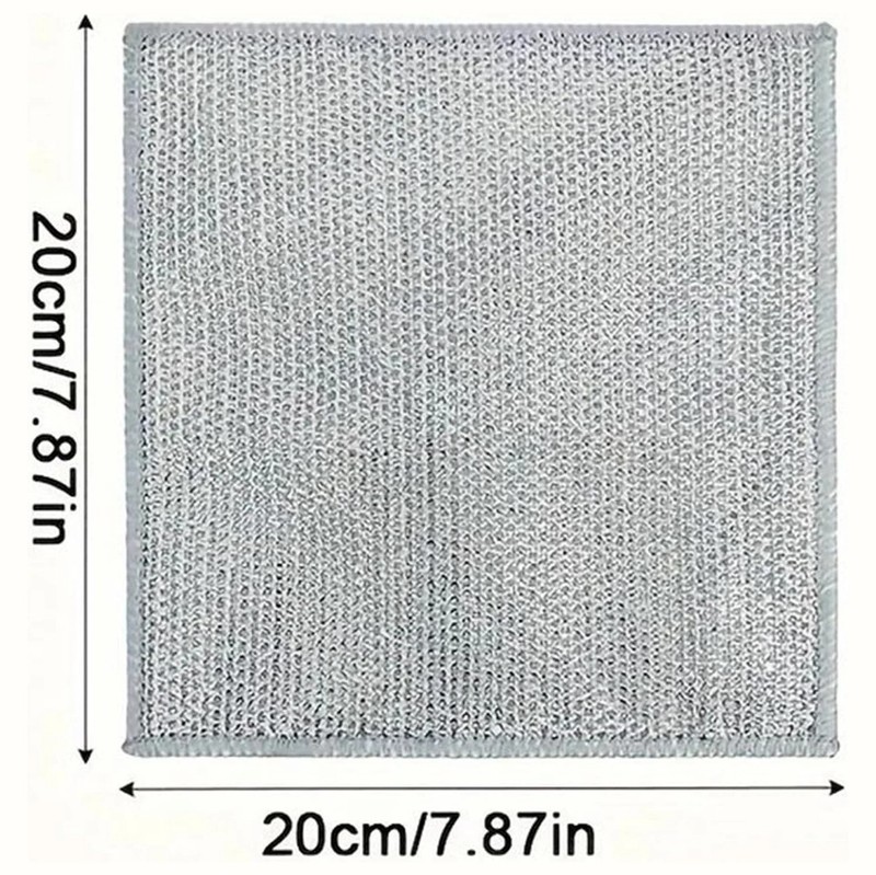10/20 Pcs Double-Layer Anti-Scratch Cleaning Cloth Wet & Dry Multi-Purpose gallery