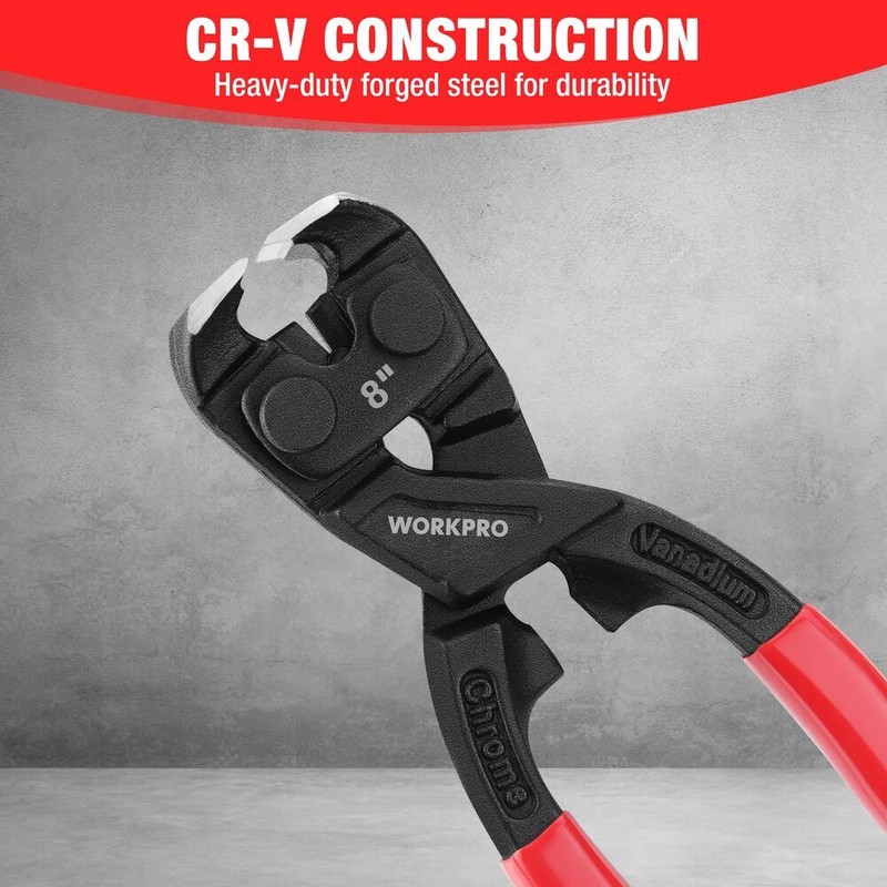 WORKPRO 8 Inch Nail Puller Plier High Leverage Cutting Pliers with Gripping Jaws gallery