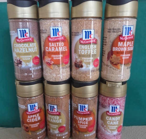 McCormick Finishing Sugars 2025 Limited Edition -CHOOSE FLAVOR - Caramel Toffee gallery