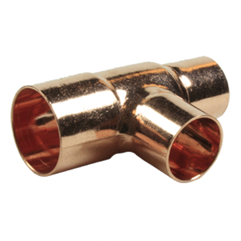 Libra Supply 3'' x 2'' x 2'' inch Copper Pressure Reducing Tee C x C x C gallery