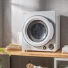 Compact Portable Electric Tumble Dryer 13.2 LBS Front Load Stainless Steel Drum gallery