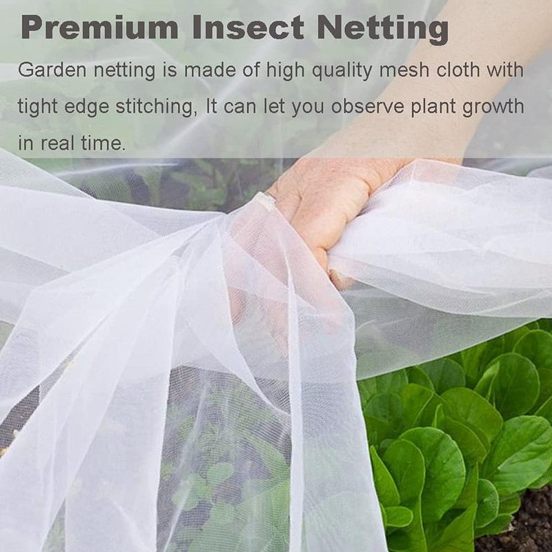10 x 20ft Mosquito Garden Bug Insect Netting Barrier Bird Net Plant Protect Mesh gallery