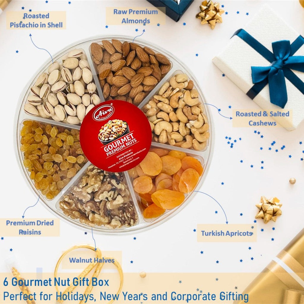 Aiva Nuts Gift Basket | Nut Mix Box | Fruit Nut Gift Box | 1.8 lb gallery