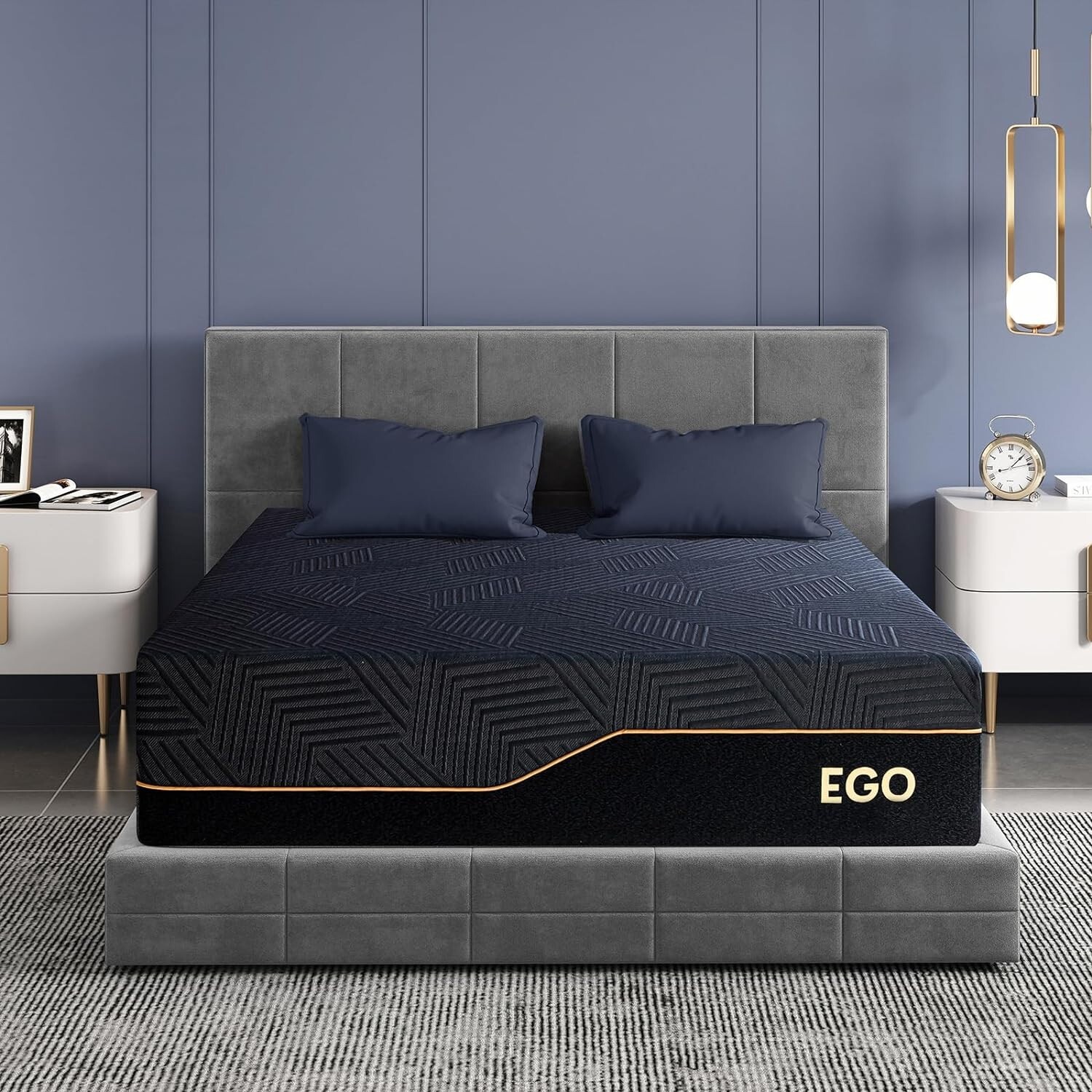 EGOHOME 14 Inch King Size Memory Foam Mattress for Back Pain, Cooling Gel Mattre gallery