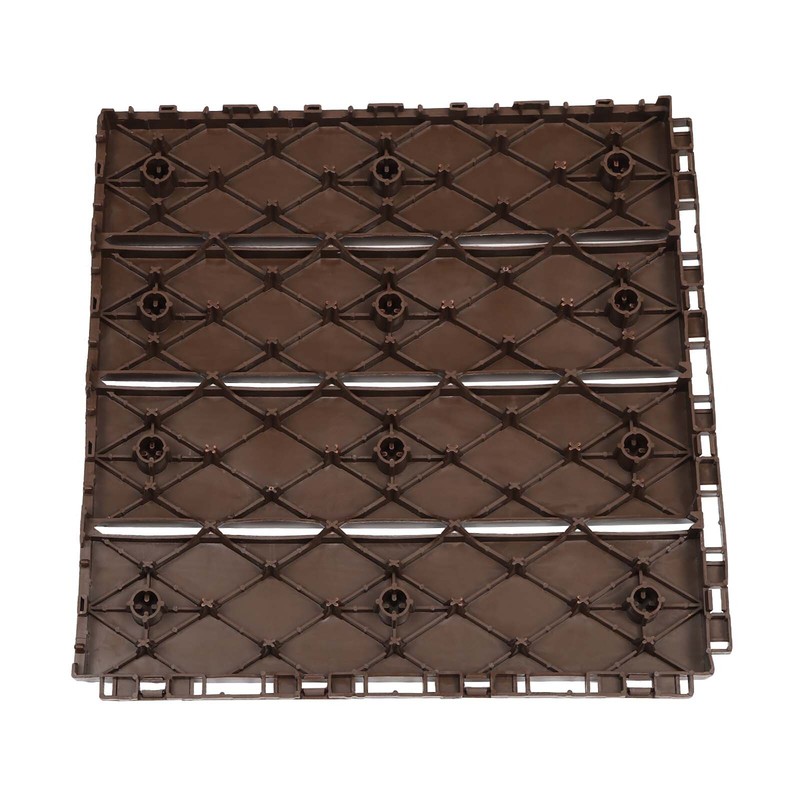 12"x12" Plastic Interlocking Composite Decking Floor Deck Tiles Bacony Pavers gallery