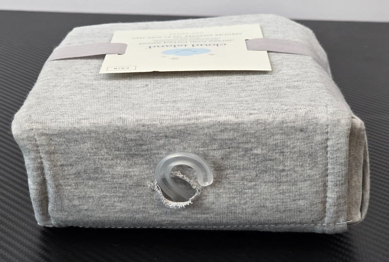 Cloud Island Fitted Jersey Crib Sheet Knit 28 x 52" Heather Gray Fits 6" Deep gallery