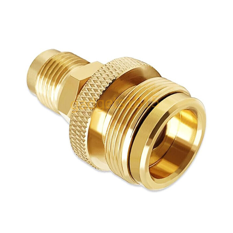 1LB Propane Tank Cansiter Regulator Adapter Connect to 3/8"Male Flare 5/8"-18UNF gallery