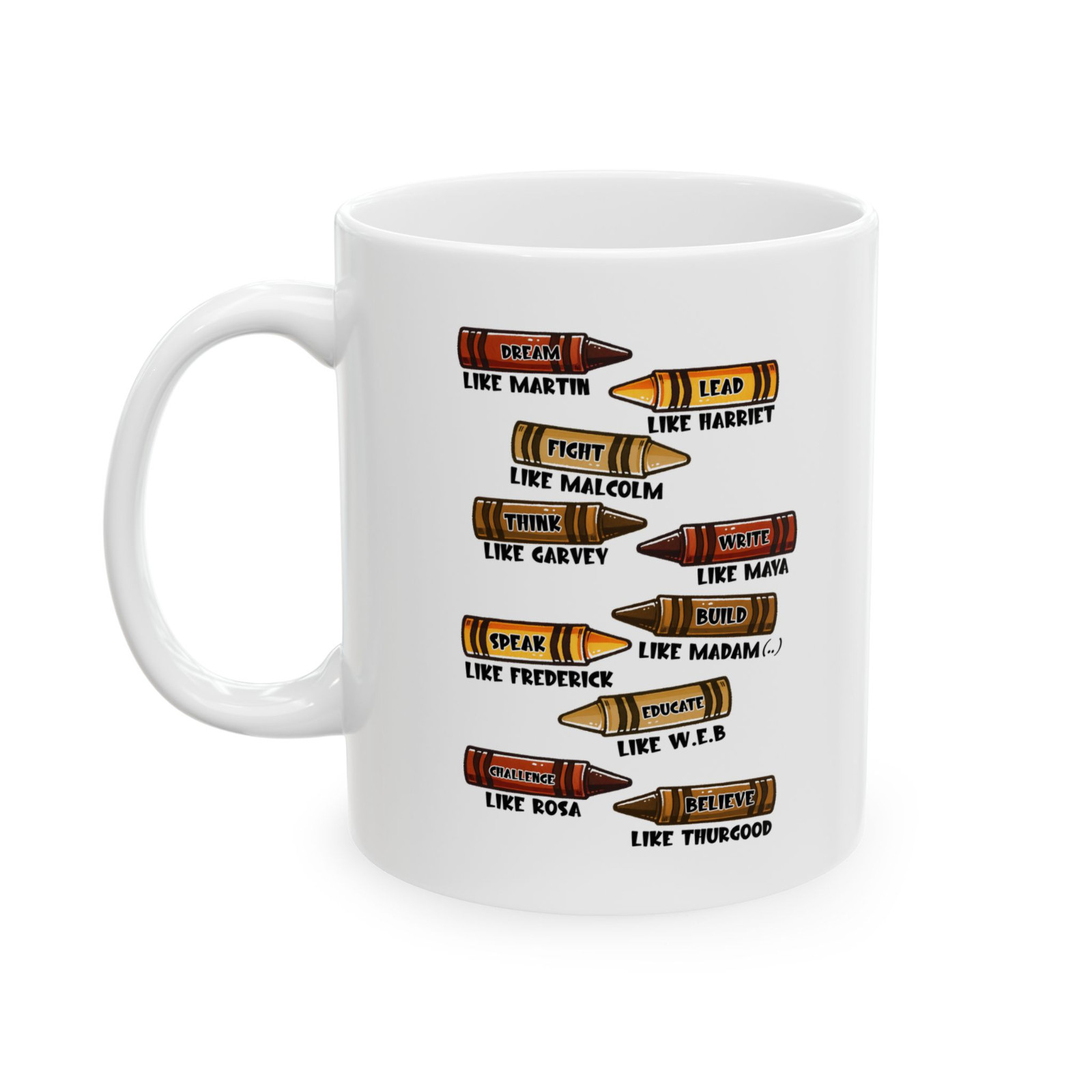 Diversity Equality Inclusion Mug Coffee Cup Crayon Colors Unity Teacher Gift gallery