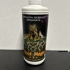Growth Science Organic Root Magic 1 Quart 1QT Nutrient Plant 0-0-4 NEW