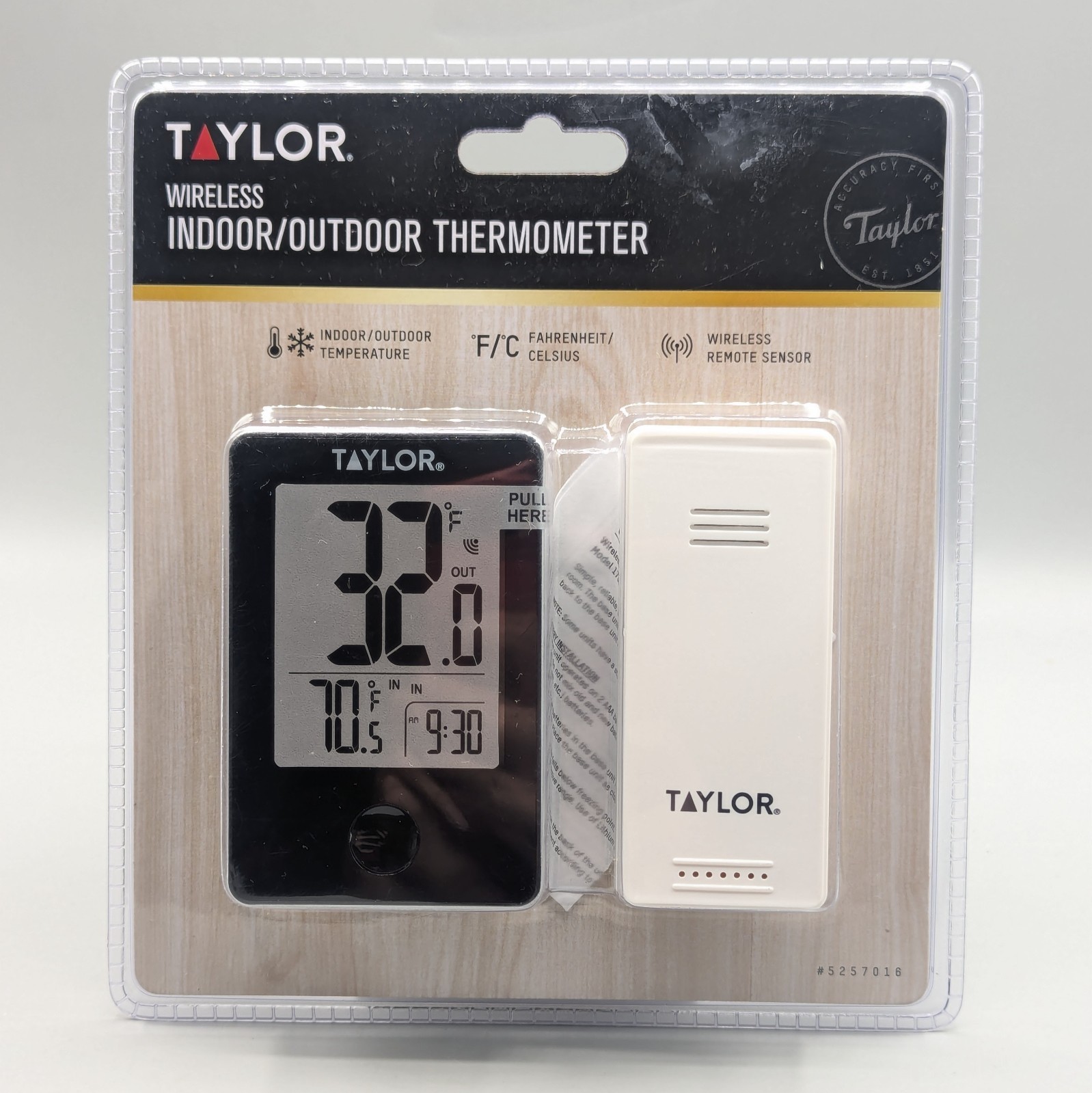 New Taylor Digital Wireless Thermometer with Remote Indoor/Outdoor Sealed gallery