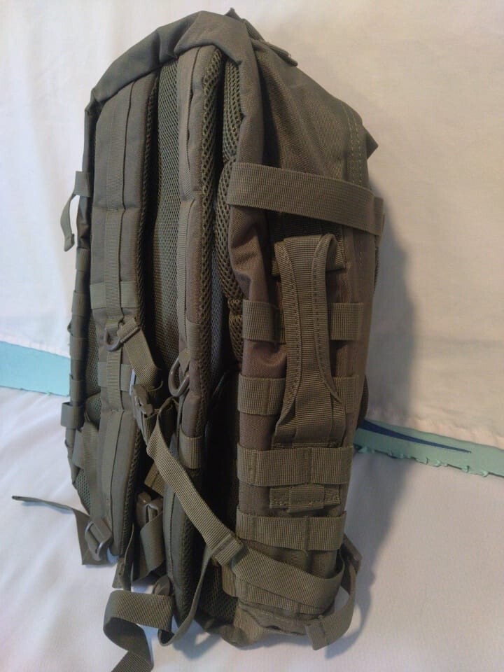 NEW Highland Tactical Rumble Heavy Duty Tactical Backpack MOLLE WEBING HOOK-LOOP 3
