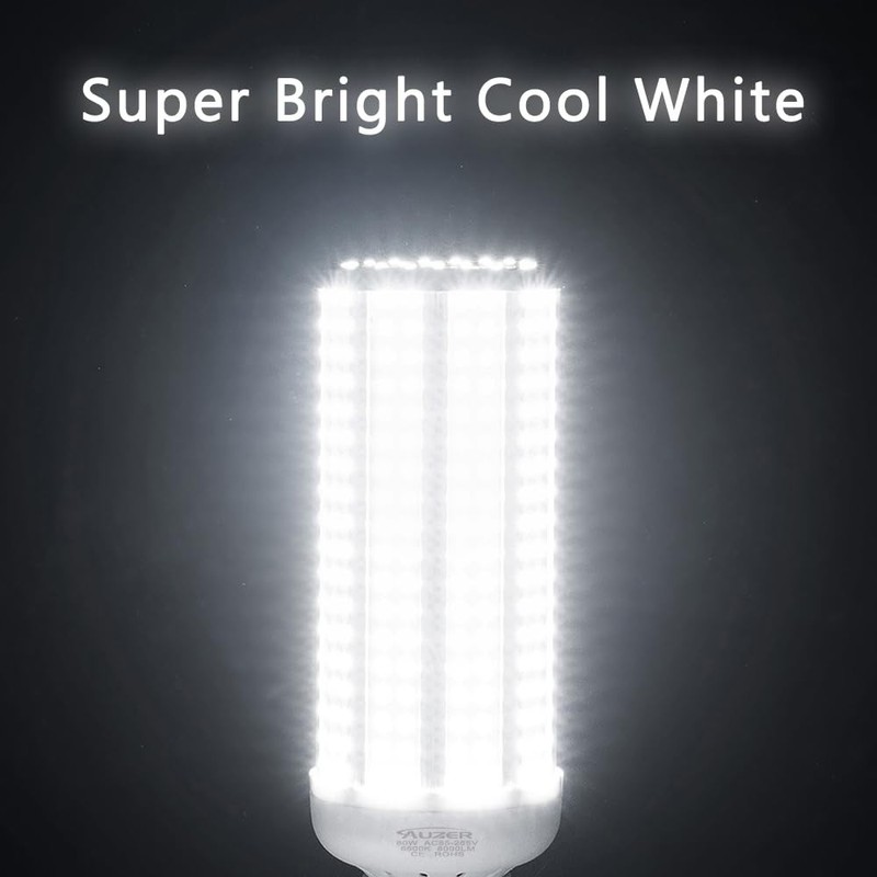 80W LED Corn Light Bulb Mogul E39 Base 8000Lumen 6500K AC 85V265V White gallery