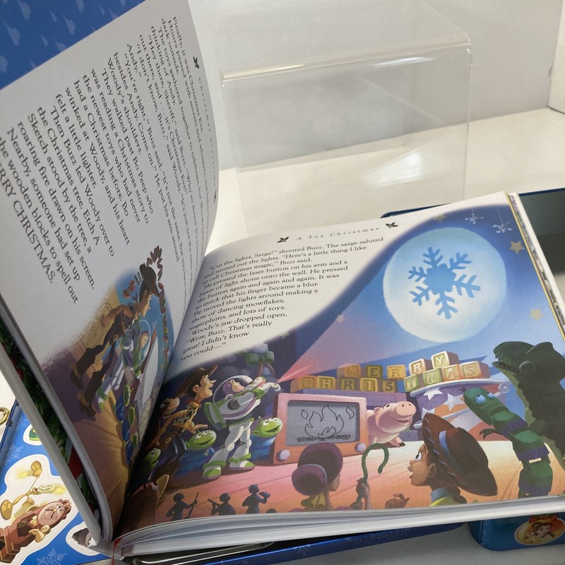 DISNEY Advent 7 Days Until Christmas Countdown BOOK Locking Tin Sticker NEW Gift gallery
