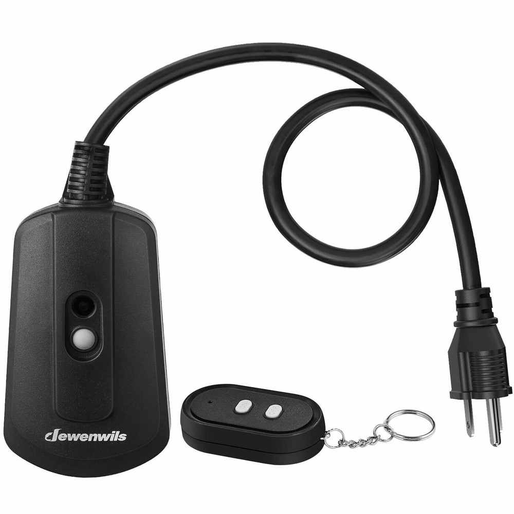 DEWENWILS Remote Control Outlet Wireless Remote Controlled Light Switch Plug