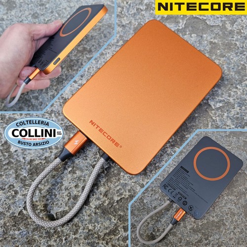 Nitecore - Pocket 5 - Alloy Orange - 5000mAh USB-C Magnetic Power Bank - ... gallery