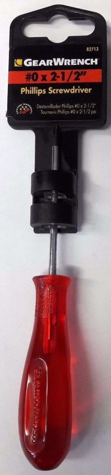 GearWrench #0 x 2-1/2" Phillips Screwdriver 82713 gallery