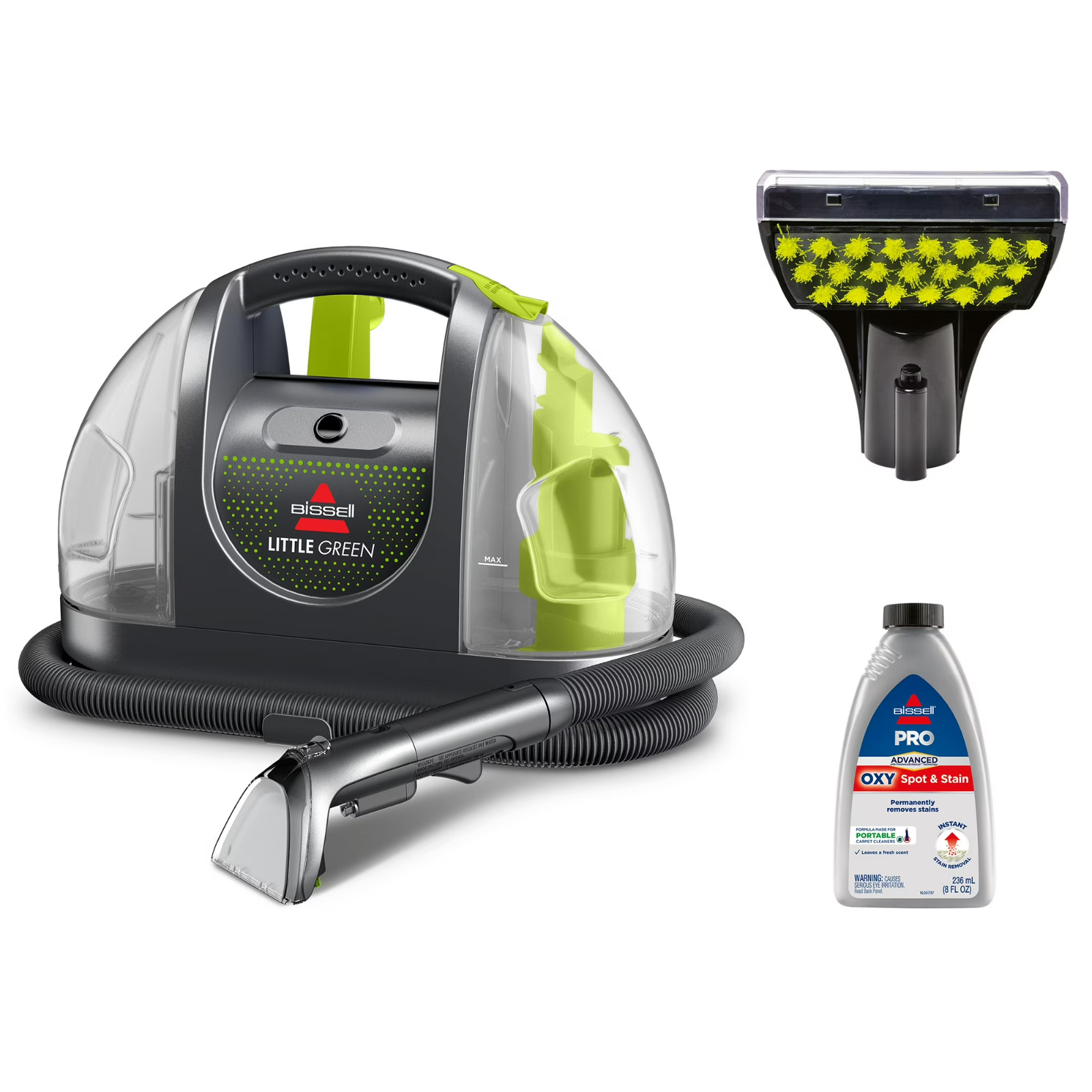 BISSELL Little Green Portable Carpet Cleaner 3369, Multi-Purpose Cleaning, New gallery