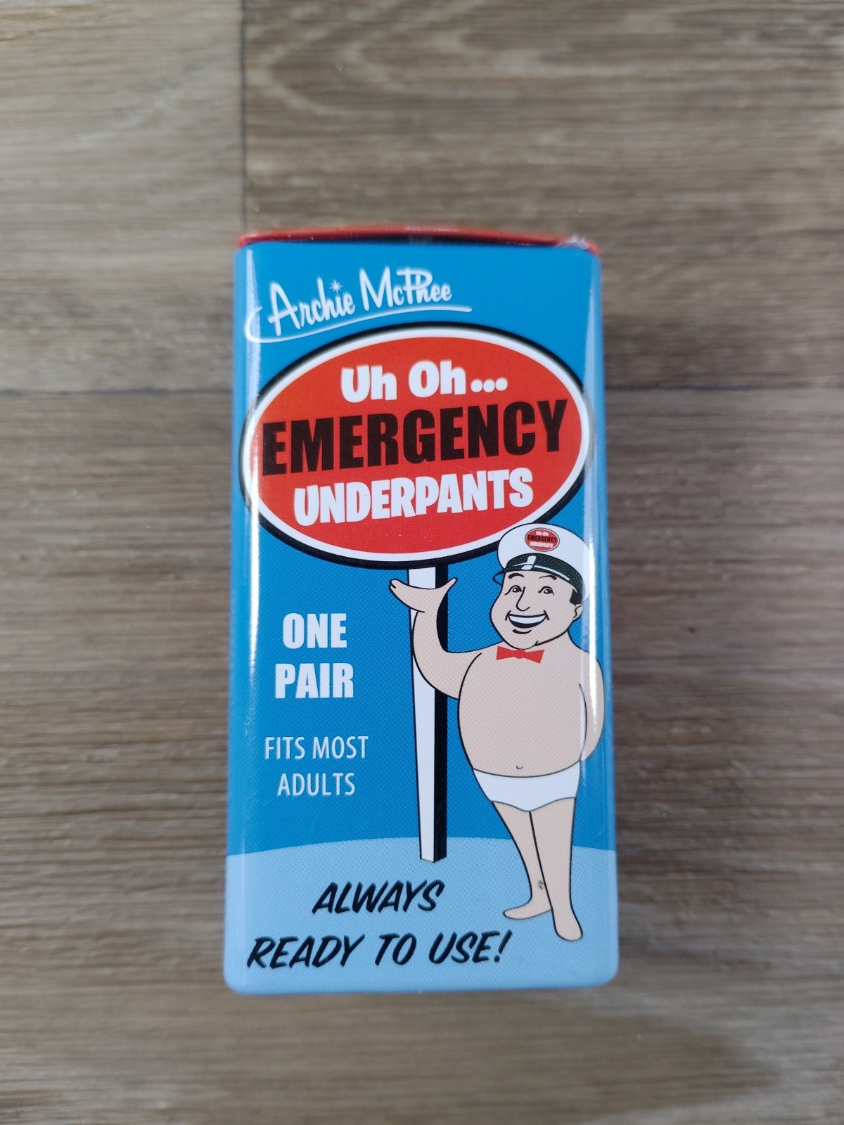 Archie McPhee Uh Oh... Emergency Underpants One Pair Fist Most Adults Funny Joke gallery