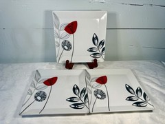 The Celler Whiteware by Macy’s, STEMS , Set/3 Salad Plates 8.5″