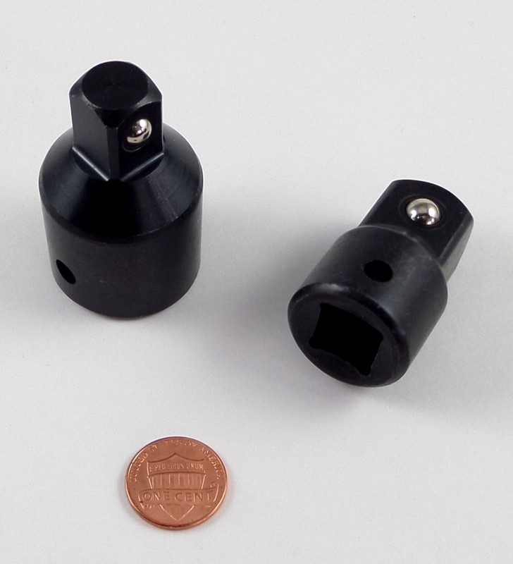 2 pack Air Impact Socket Adapter Set 1/2" to 3/4" 1/2 inch Drive Ratchet Reducer gallery