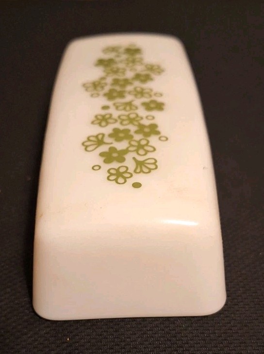 Vintage Pyrex Replacement lid Spring Blossom Crazy Daisy Butter Dish top only gallery
